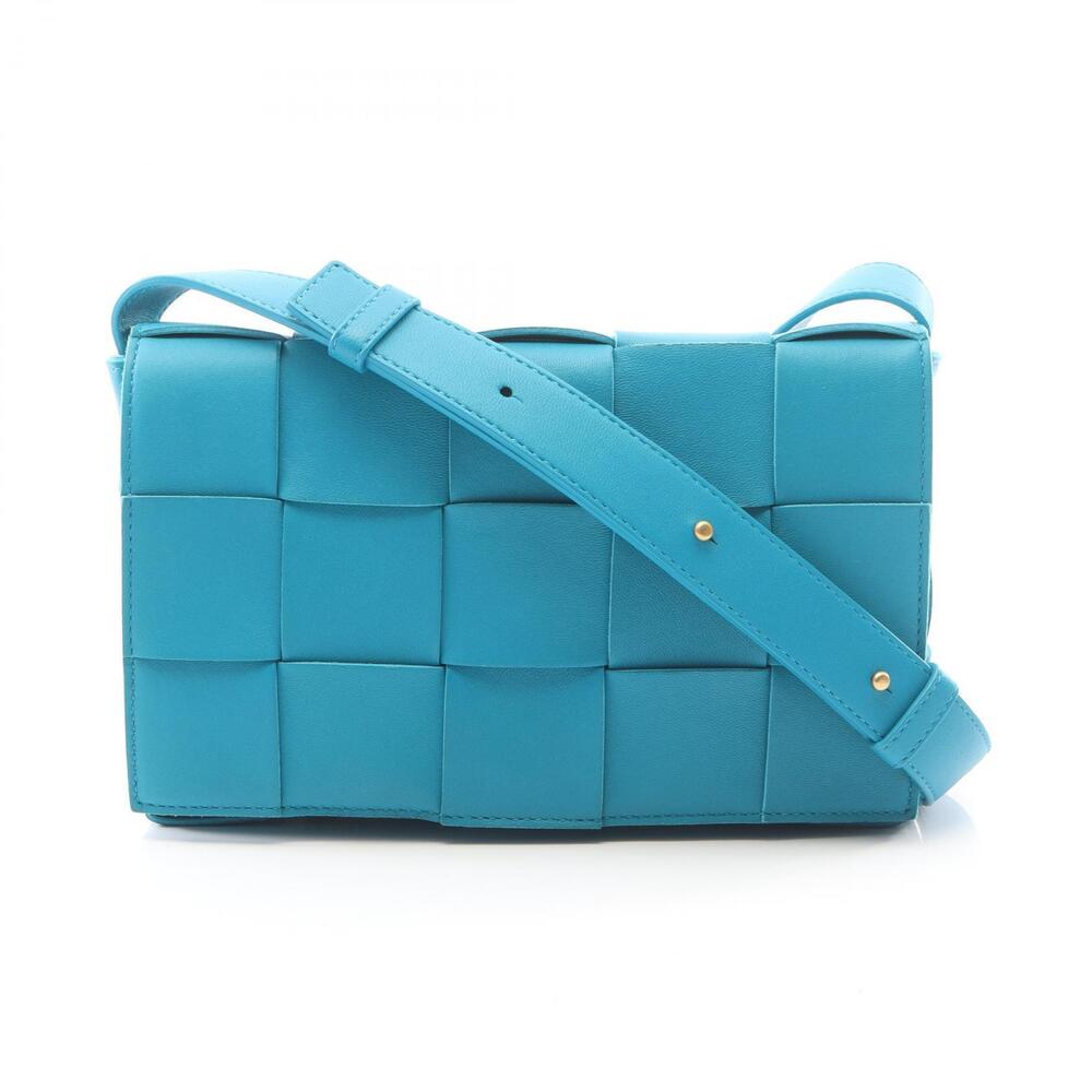Bottega Veneta Cassette Crossbody Maxi Intrecciato Shoulder Bag Green